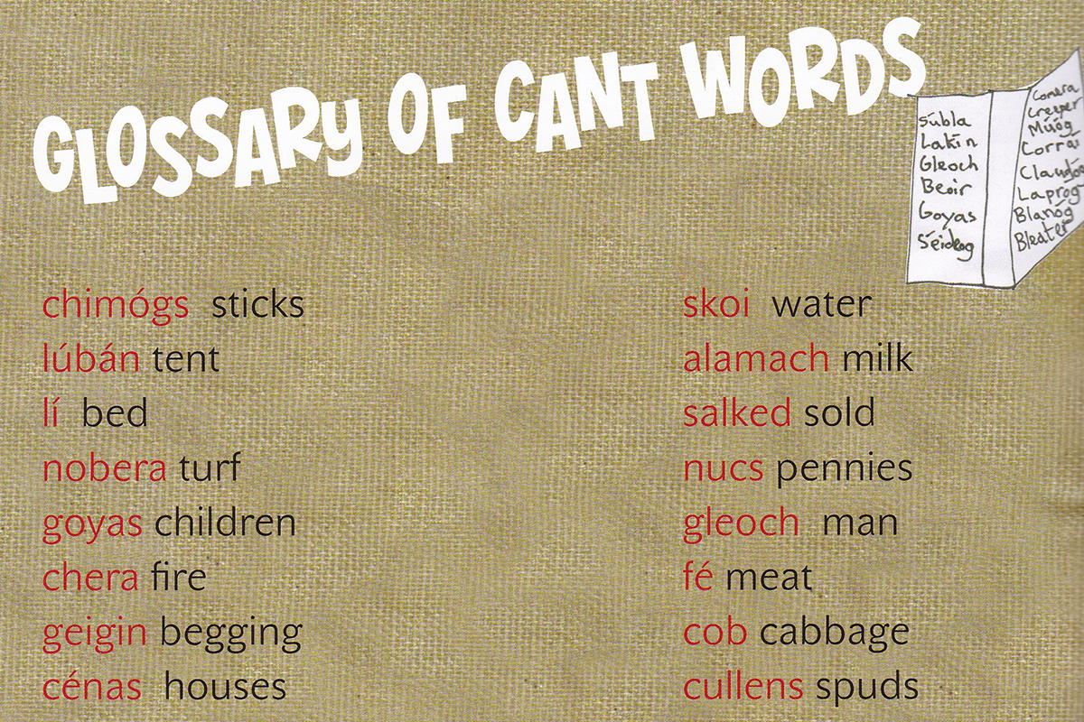 Glossary of Cant words in book by Kids Own