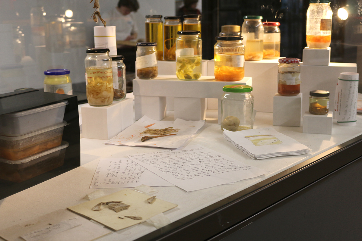 Ballydown exhibit in Virtually There exhibition - Kids Own - Experiment jars