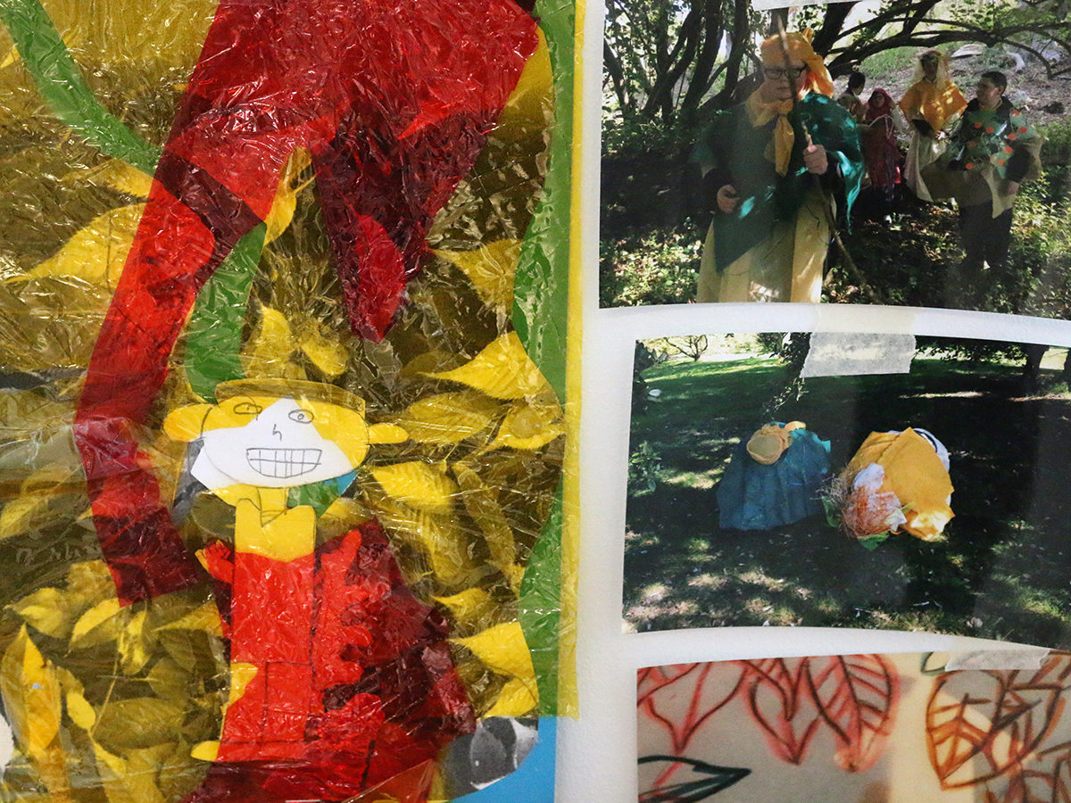 Killard House School Virtually There project, Kids Own Publishing - collages