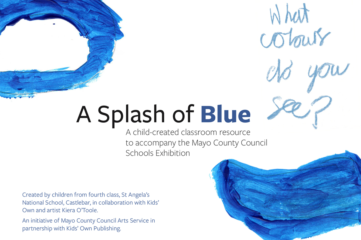 Splash of Blue teachers art resource cover